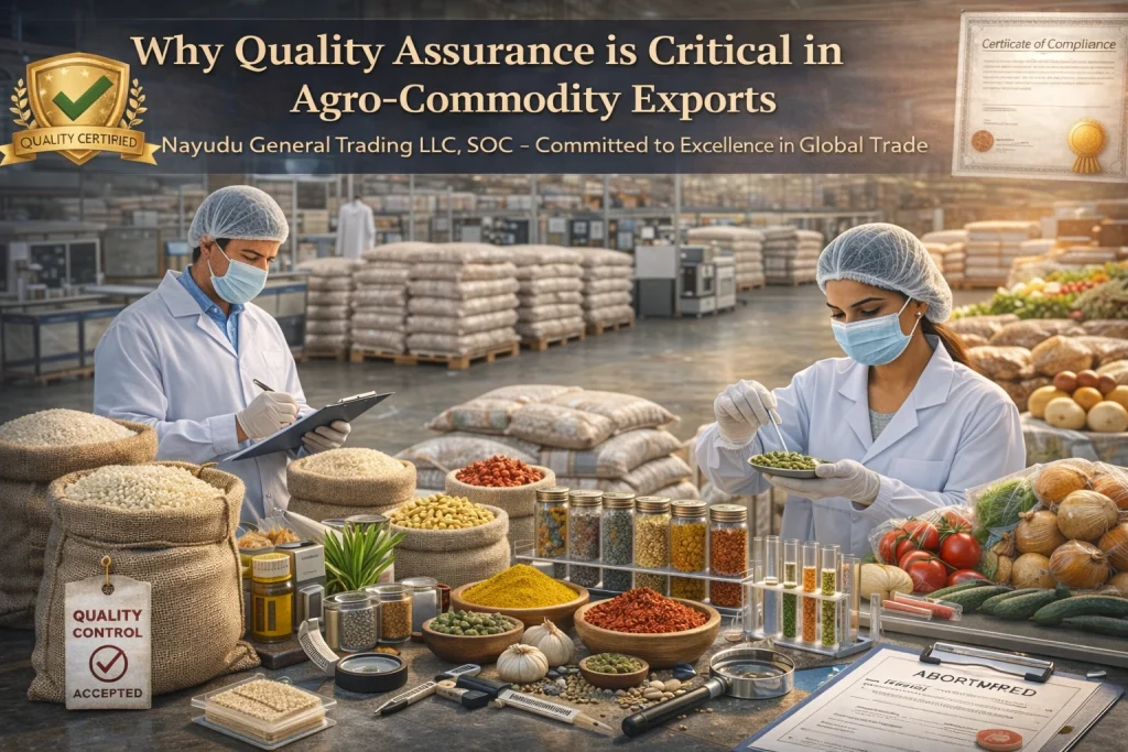 Why Quality Assurance is Critical in Agro-Commodity Exports