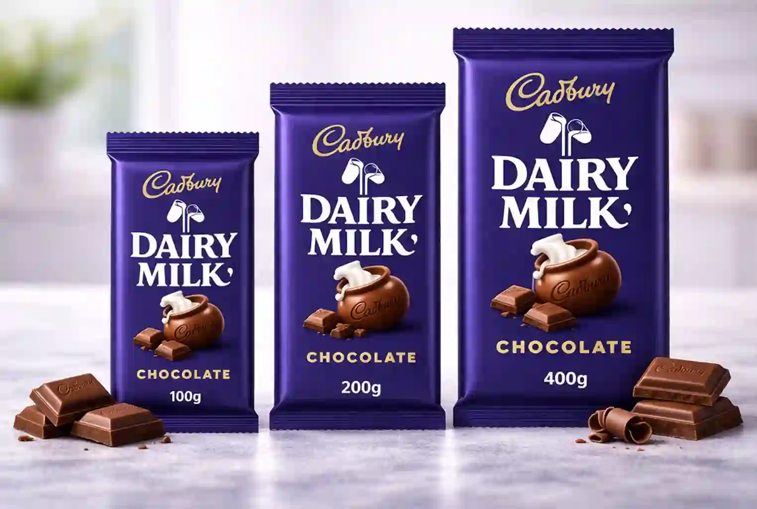 Cadbury Dairy Milk Chocolate (100g / 200g / 400g)