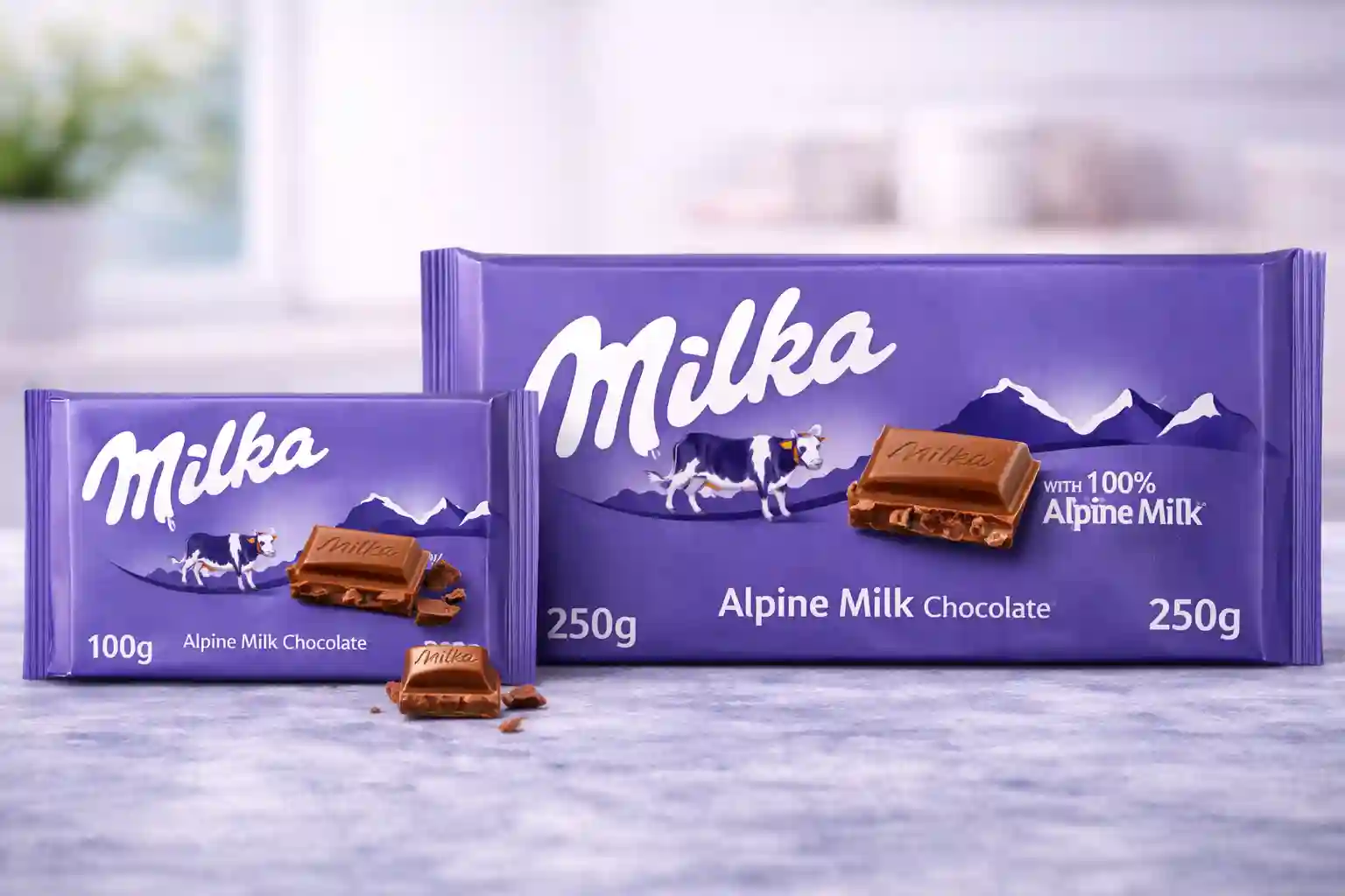 Milka Alpine Milk Chocolate (100g / 250g)